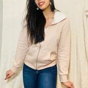 🚨SOLD🚨F21 Baby Pink ZipUp